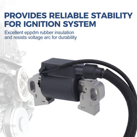 Wetenex ignition coil installed on engine demonstrating restored ignition