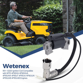 Wetenex ignition coil mounting detail with bolt holes for easy replacement