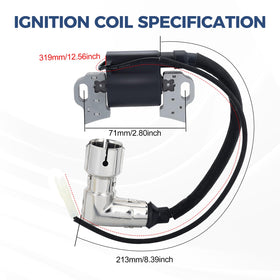 Wetenex ignition coil size compared to coin for scale and fit confirmation