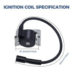 Wetenex ignition coil installed on Kohler engine illustrating restored starting reliability