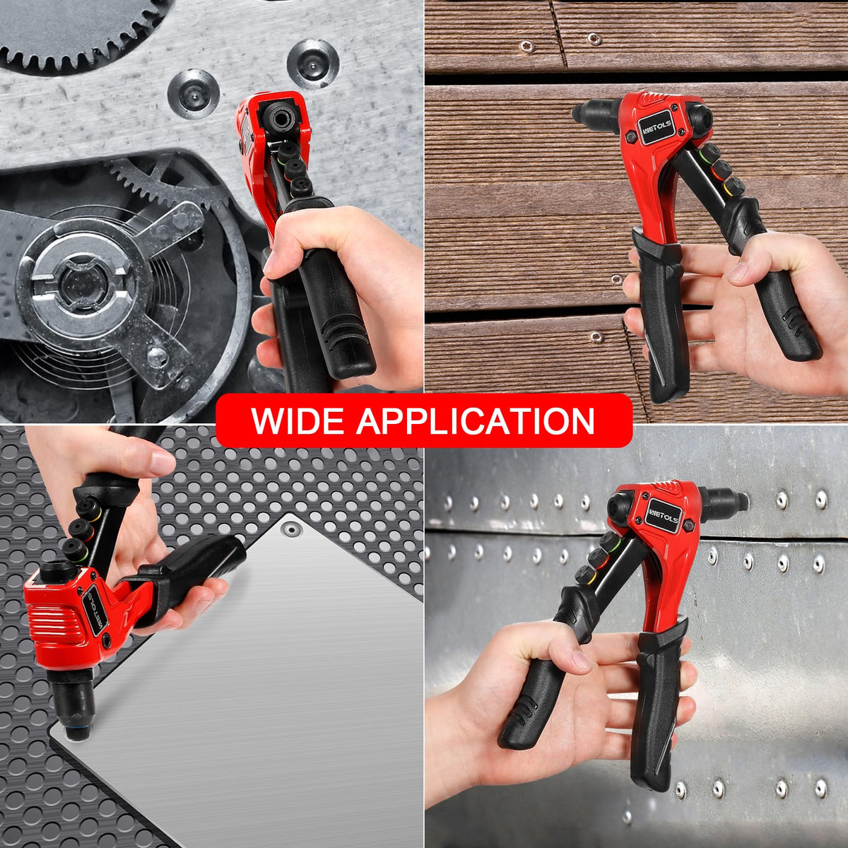 WETOLS aluminum alloy body detail showing durable lightweight build