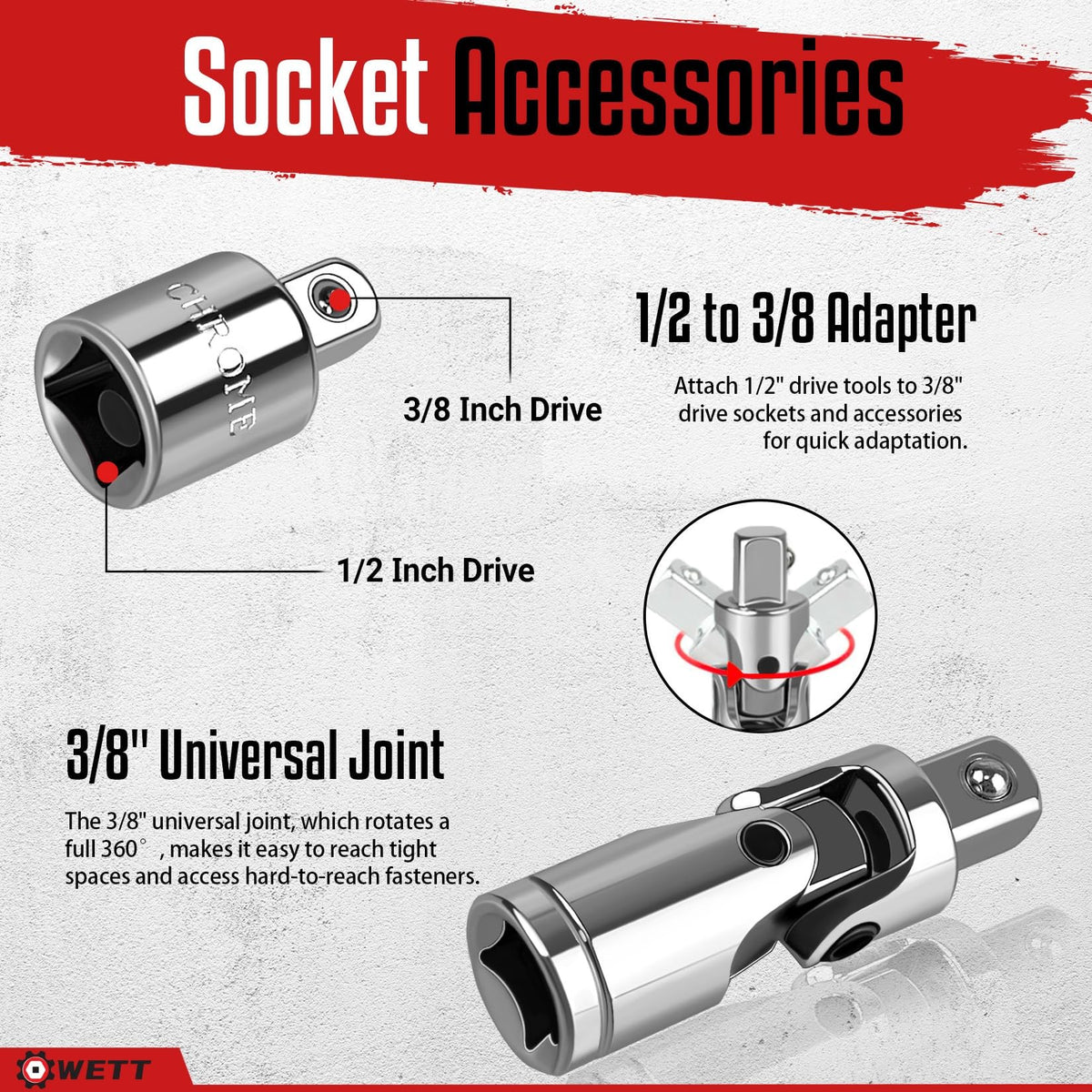 WETT spark plug gapper tool held in hand to demonstrate accurate gap adjustment benefit