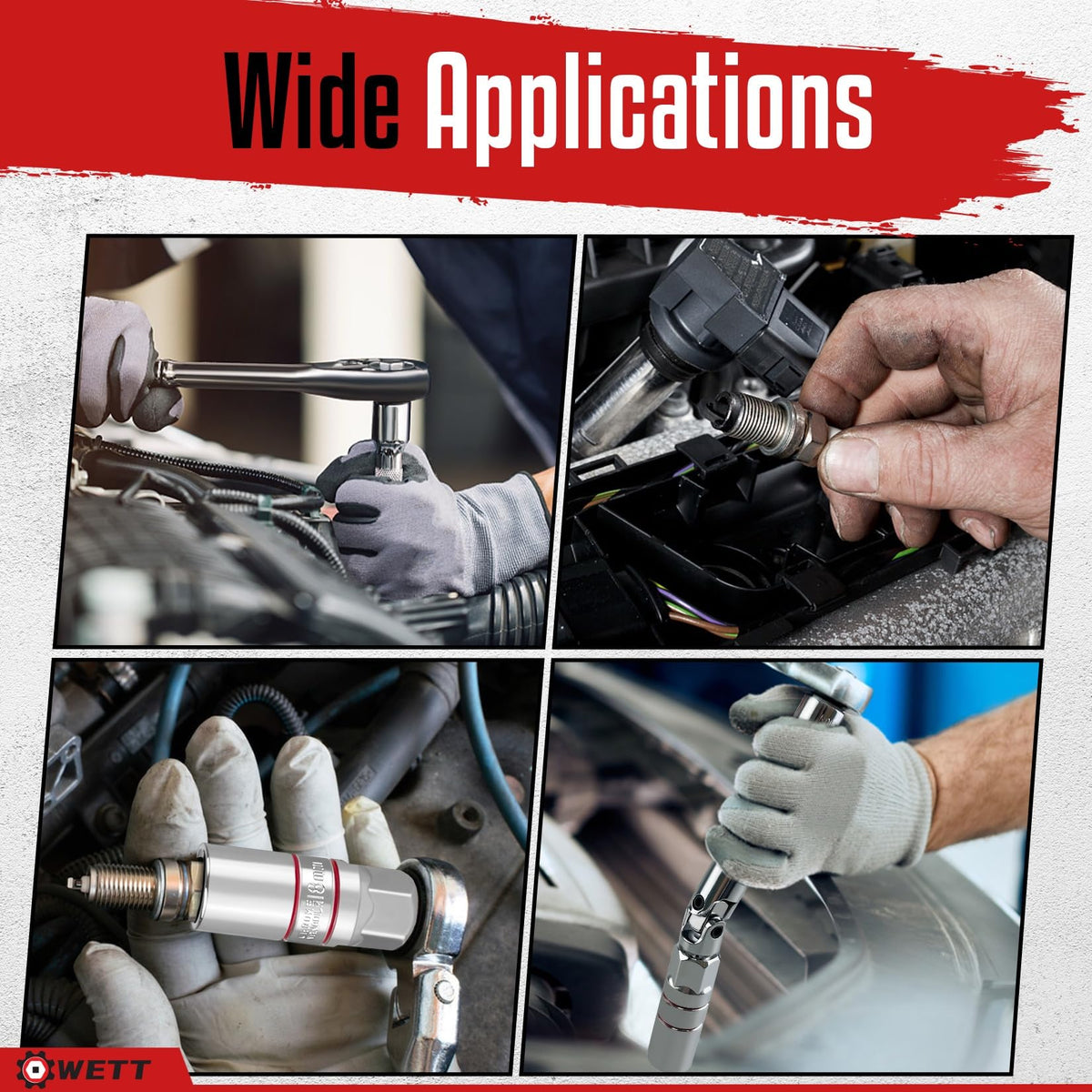 WETT storage case open with organized compartments for easy transport and tool protection