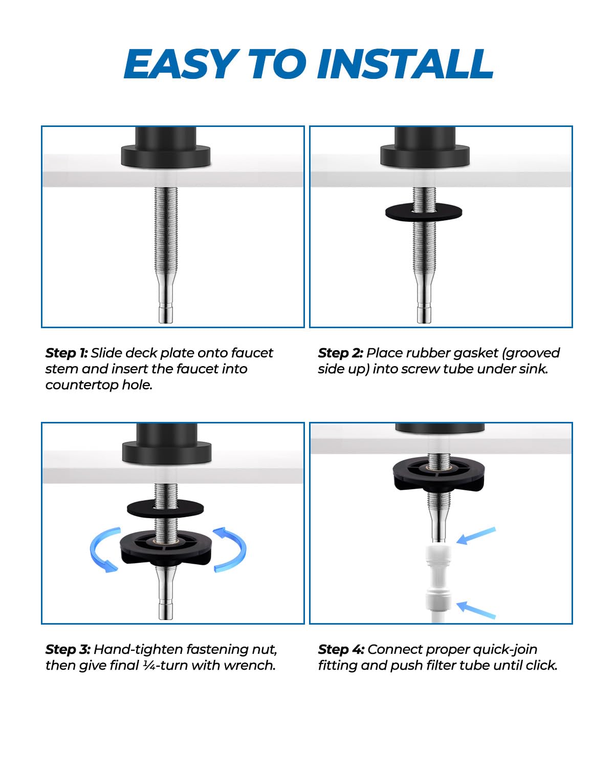 WEWE faucet ceramic cartridge inside view illustrating durable smooth operation