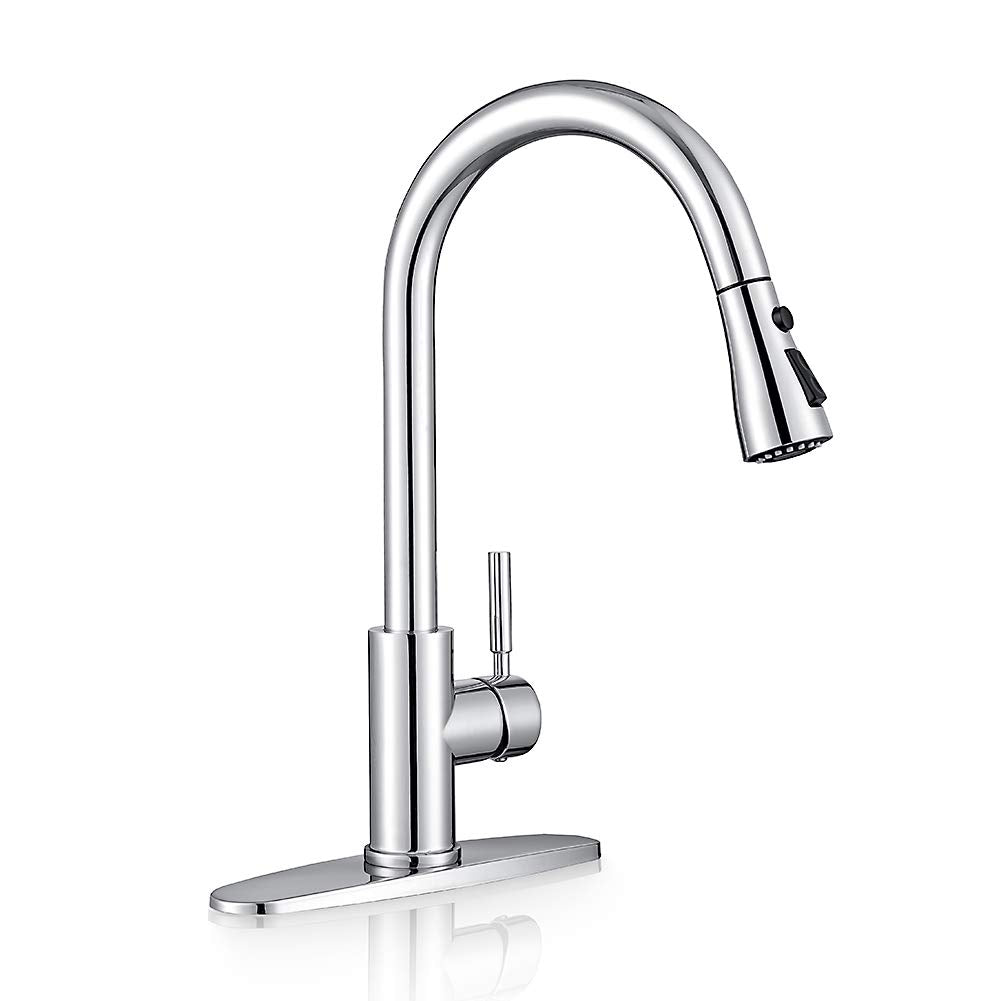 WEWE front view in polished chrome showing sleek profile and easy clean benefit