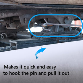 wewlink split into two pieces beside a toolbox showing compact storage advantage