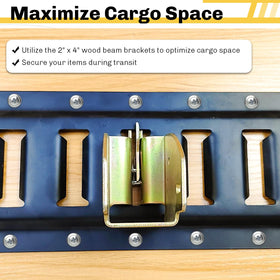 weyleity bolt holes and 1/4-inch fastener detail showing secure attachment