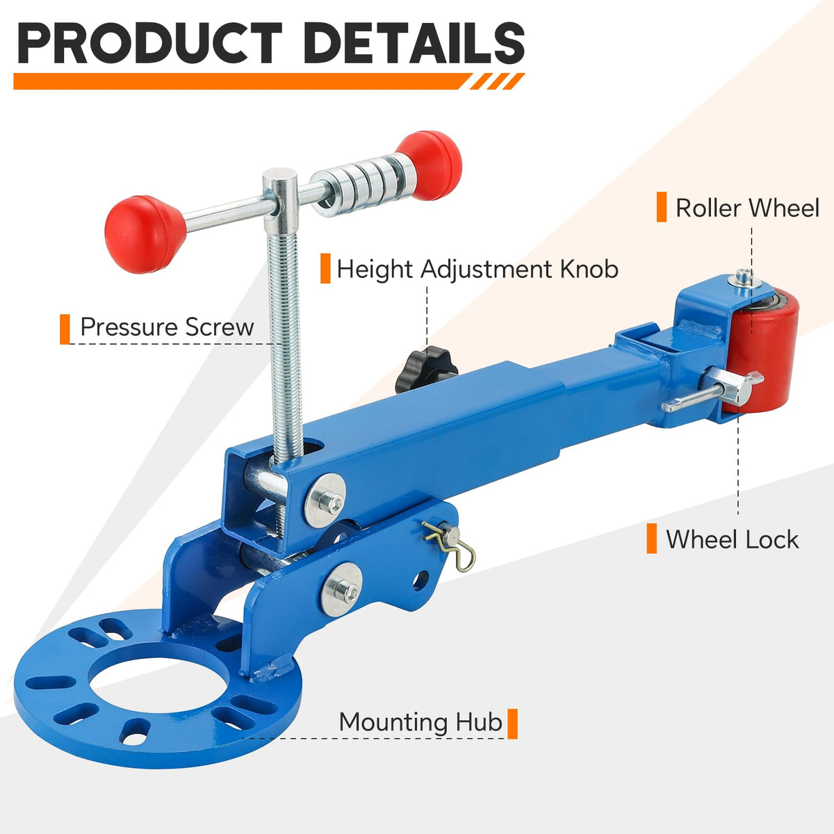 weyleity detail of height-adjustment knob for precise pressure control and consistent shaping