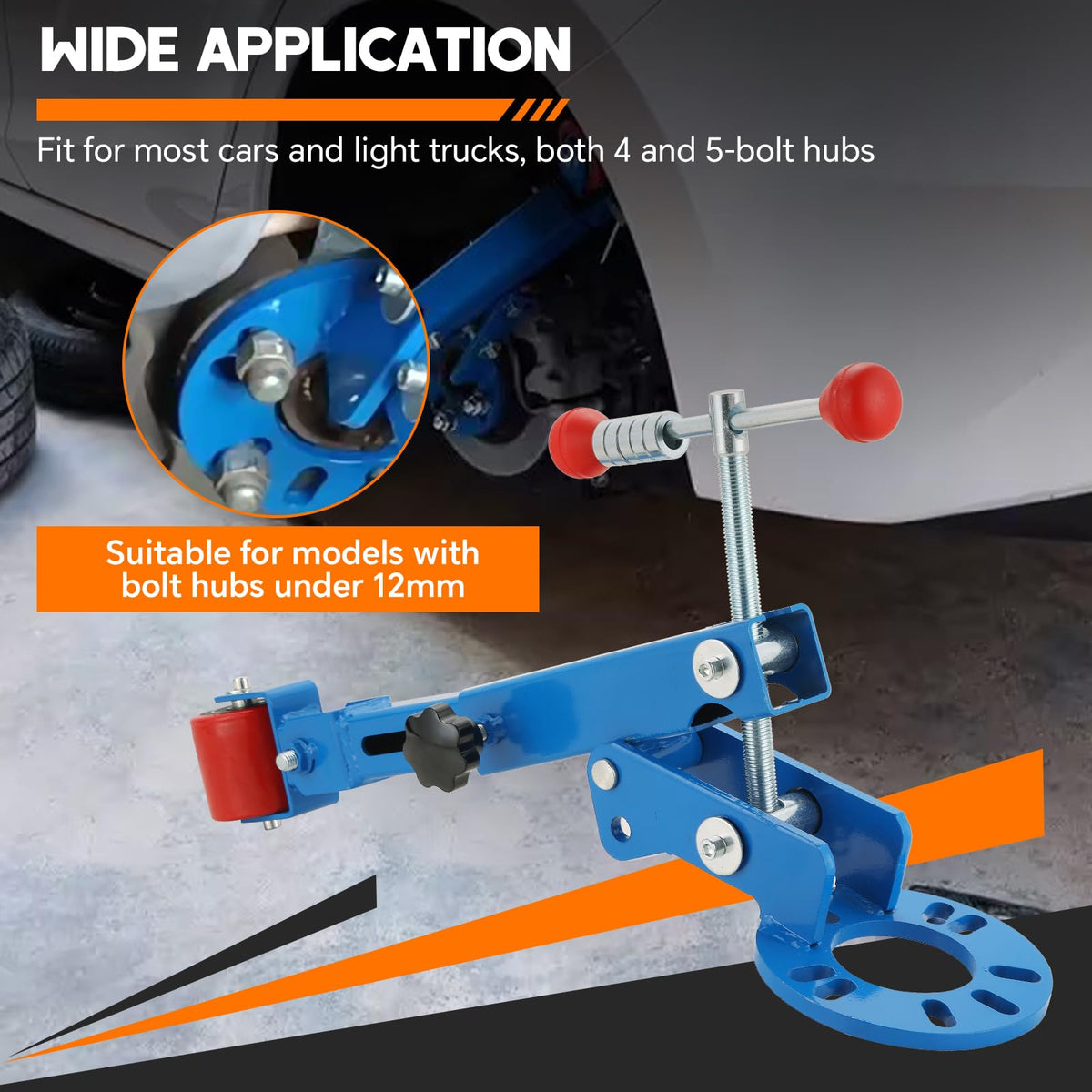 weyleity tool in garage setting showing practical use and time-saving fender reforming