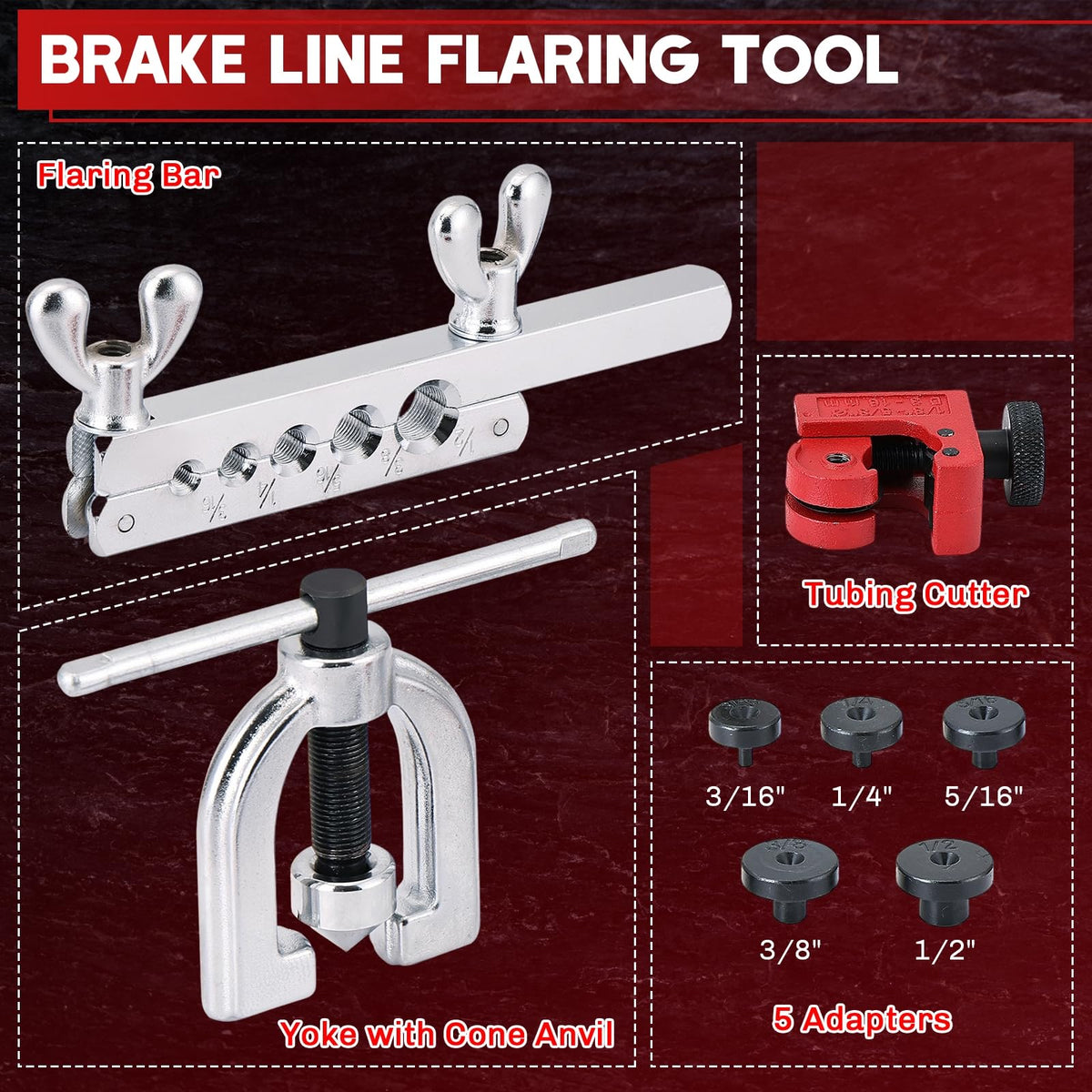 weyleity flaring bar close-up shows precision machining for accurate flares