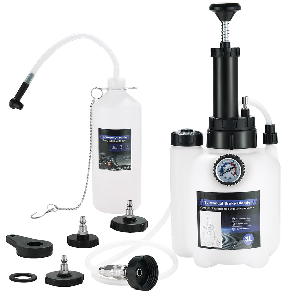 weyleity front view kit showing full components and portability benefit
