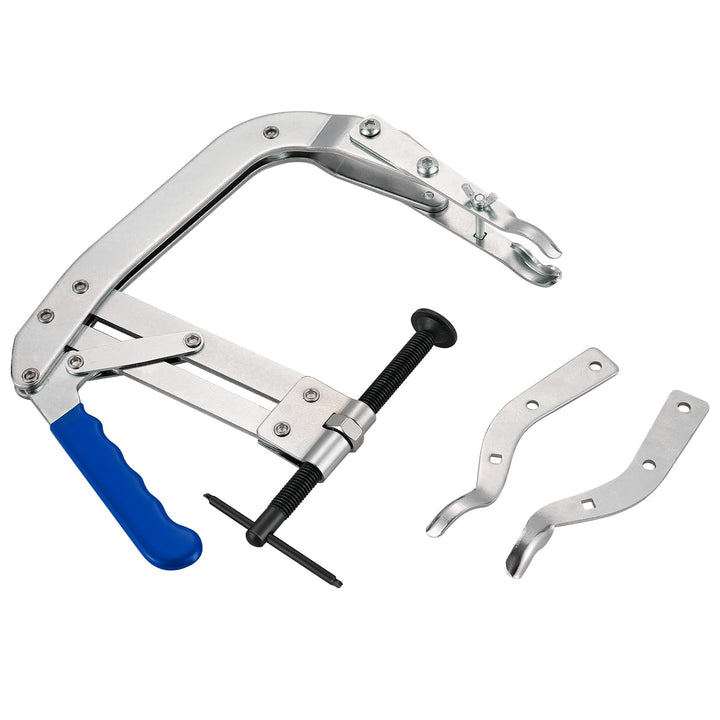 weyleity front view of compressor tool showing durable frame and benefit better stability
