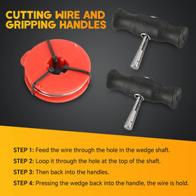 weyleity reinforced composite handle detail for improved grip and torque benefit