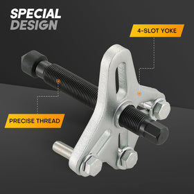 weyleity in use on engine pulley protecting pulley surfaces during removal