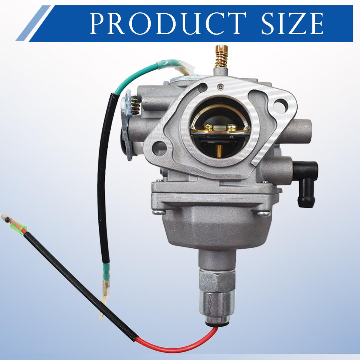 WFLNHB carburetor throttle bore close-up showing 22mm bore for accurate fuel metering