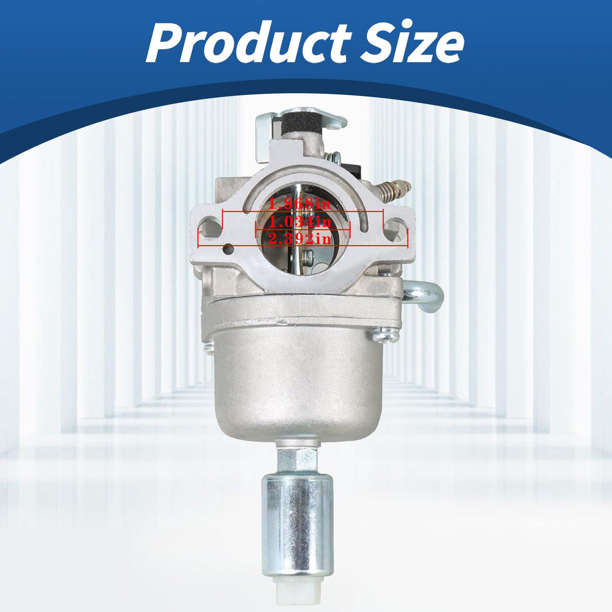 WFLNHB throttle and choke detail for accurate control and adjustment