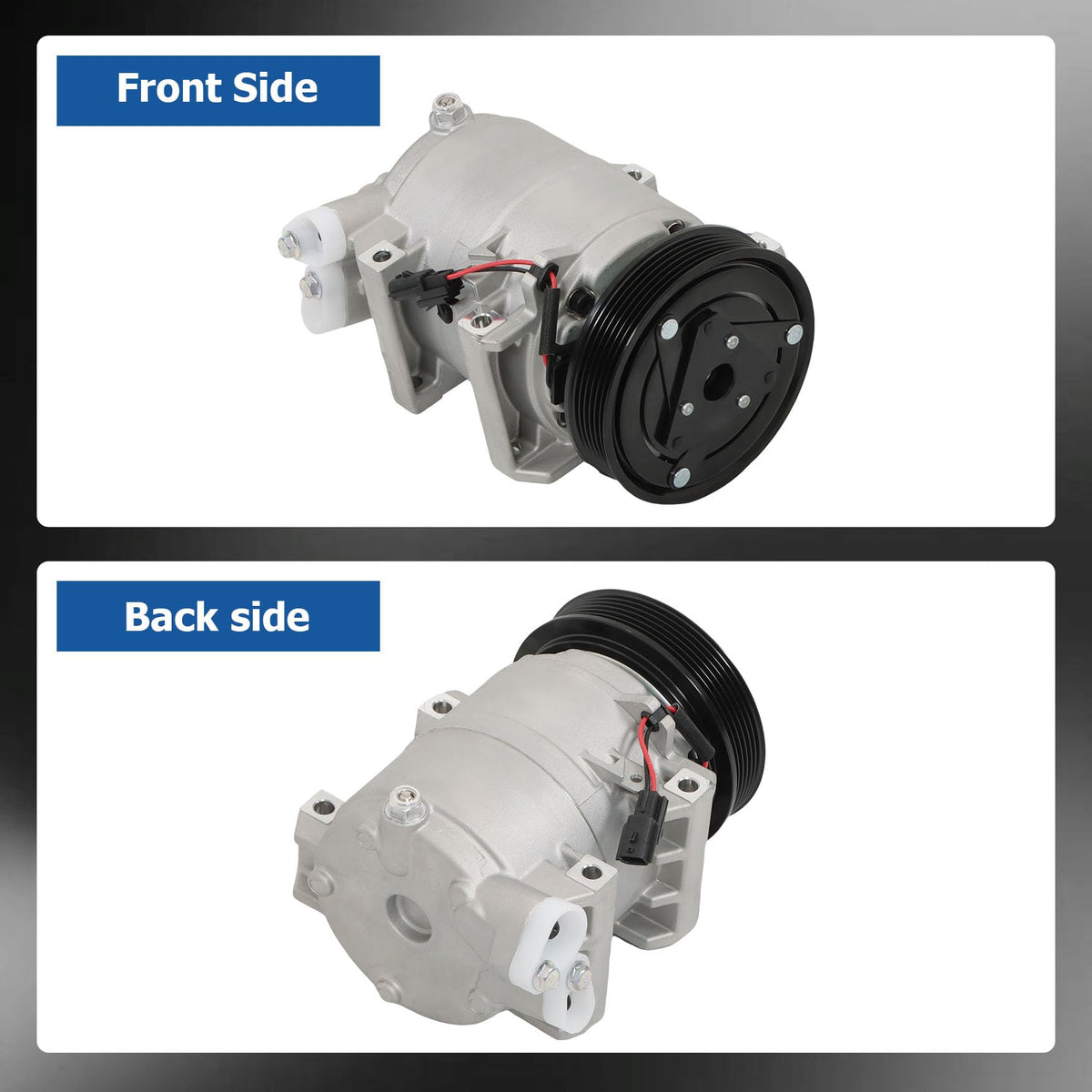 WFLNHB compressor with installation parts ready to simplify technician work