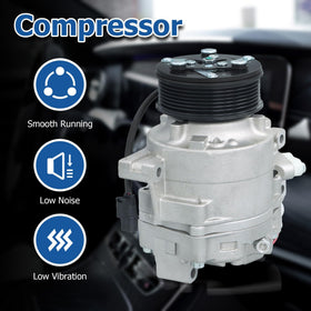 WFLNHB compressor side with mounting ports for easy installation