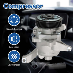 WFLNHB compressor side ports displayed for correct Subaru hose connections