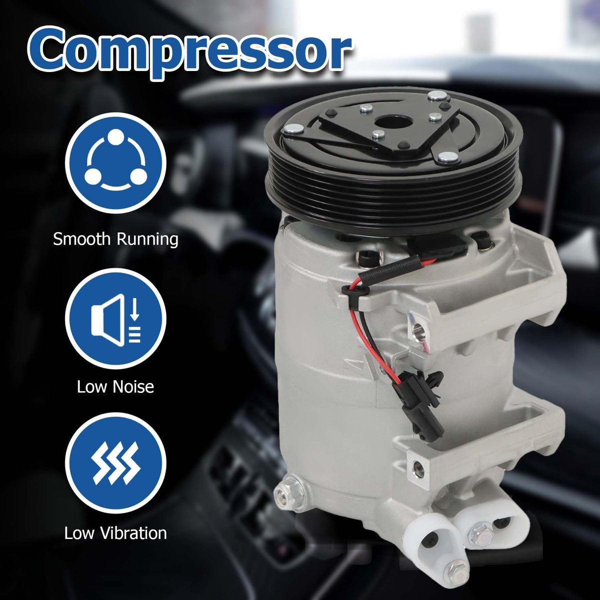 WFLNHB compressor side ports detail highlighting precise port alignment benefit