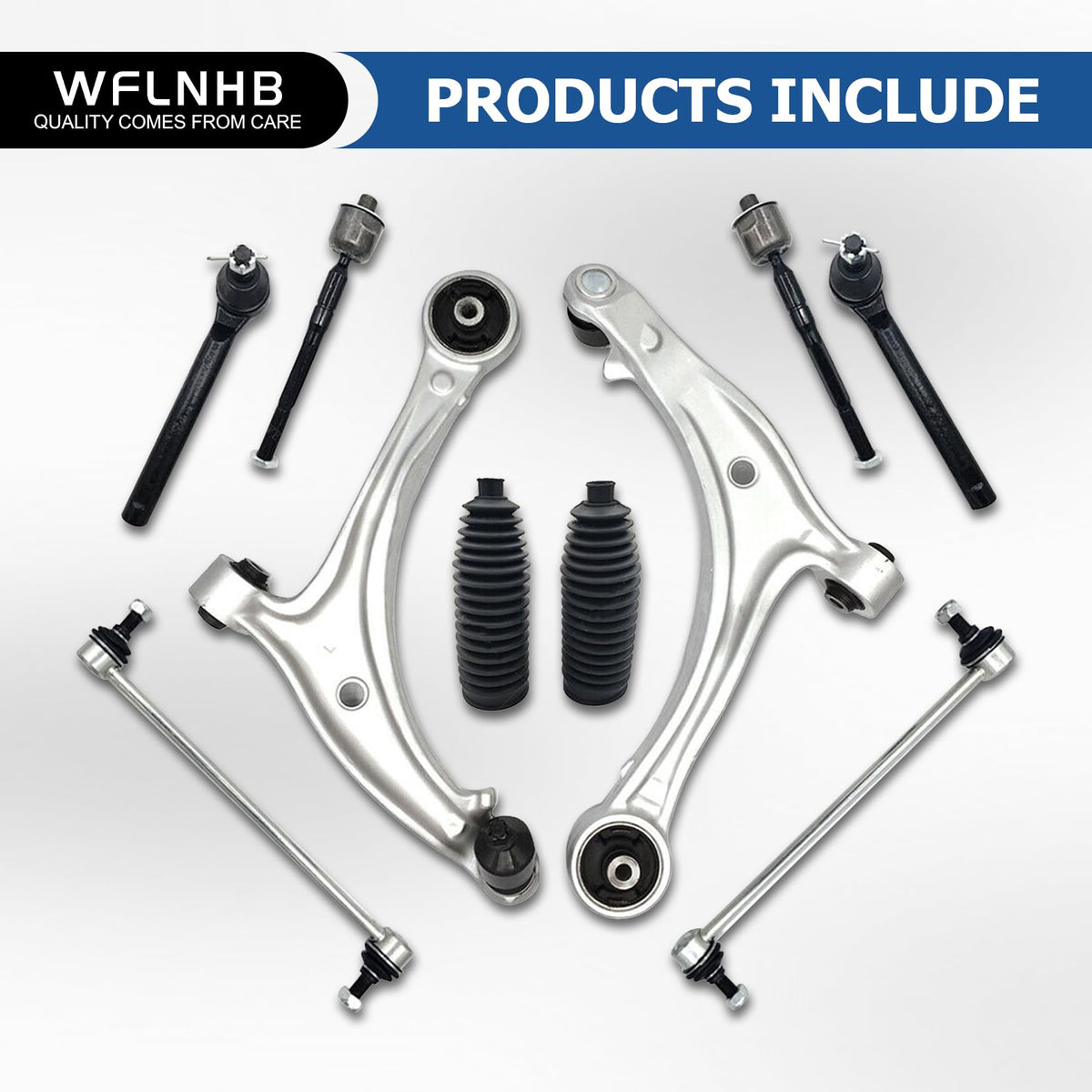 WFLNHB driver side front lower control arm close-up showing construction