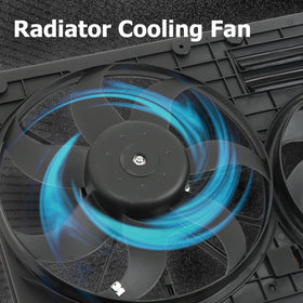 WFLNHB fan blade close-up showing heat-resistant material for reduced warp
