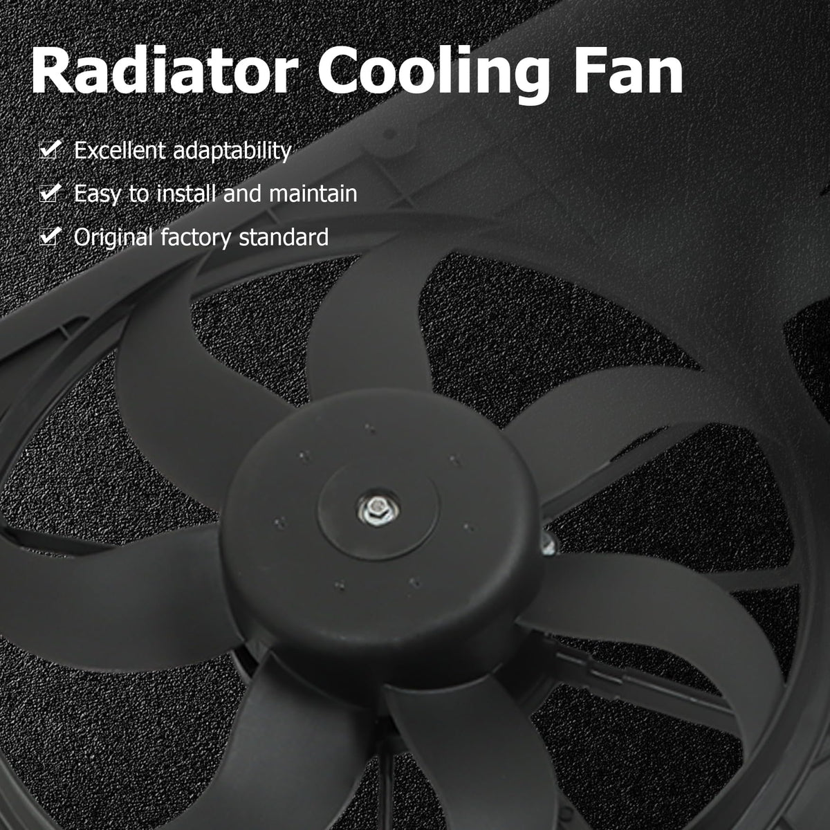 WFLNHB fan next to ruler for scale ensuring correct size and fitment