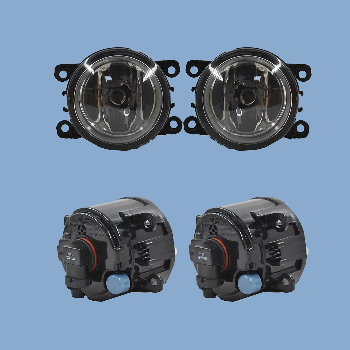 WFLNHB fog light held in hand to show scale and easy DIY replacement benefit