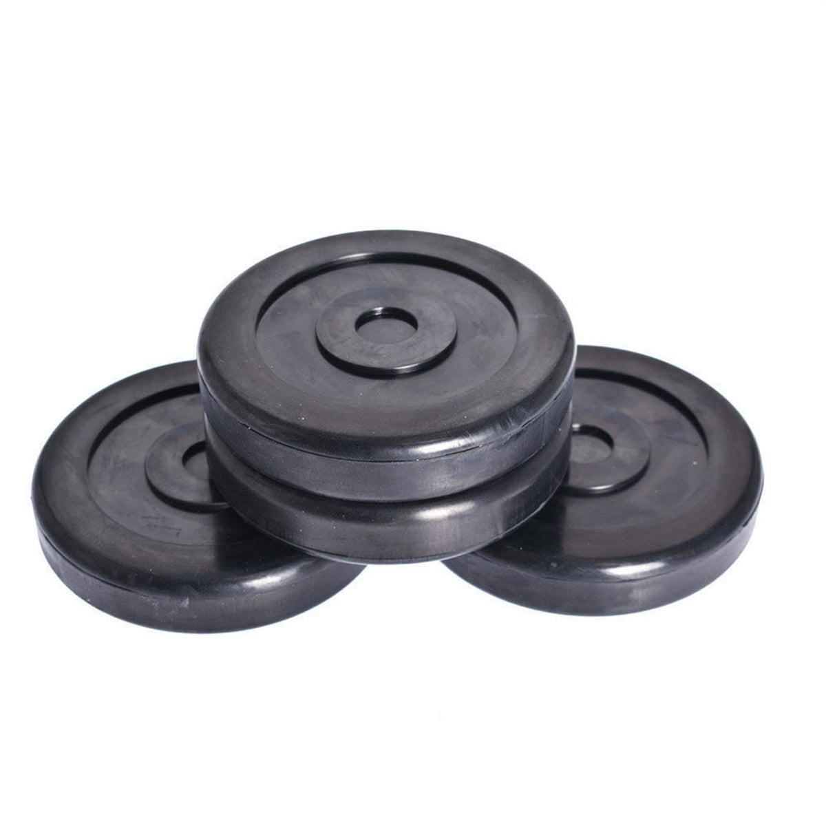 WFLNHB front view of packaged round rubber arm pads showing kit benefits
