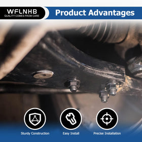 WFLNHB bolts nuts and bushings organized for quick installation benefit