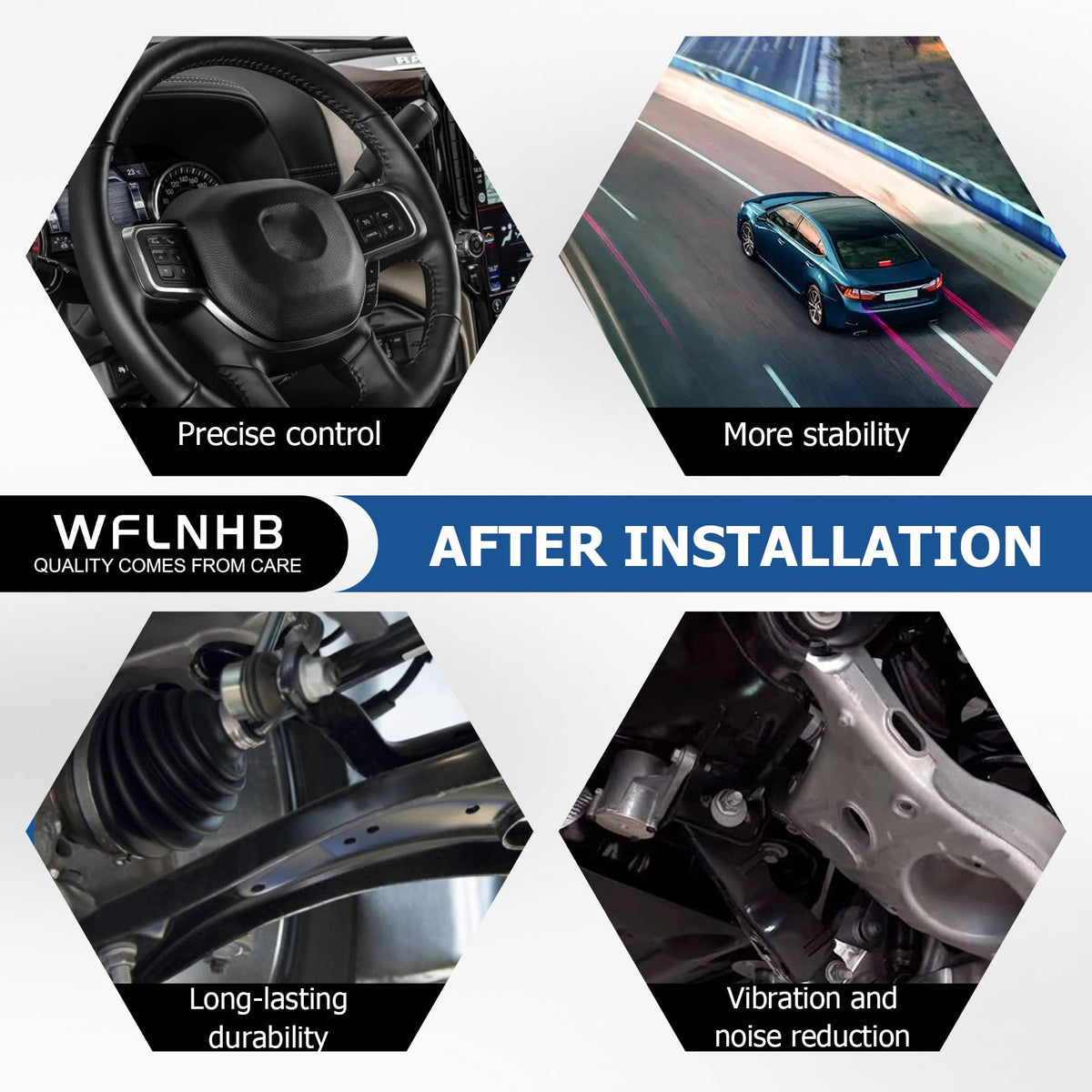 WFLNHB installed lower control arm under Honda Odyssey showing fitment