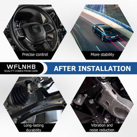 WFLNHB installed lower control arm under Honda Odyssey showing fitment