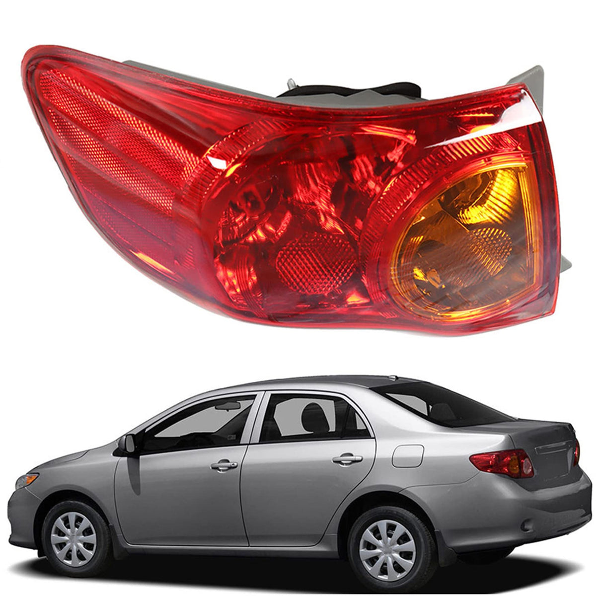 WFLNHB left tail light front view showing new appearance and fit