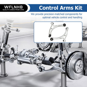 WFLNHB control arm next to ruler showing scale for easy comparison
