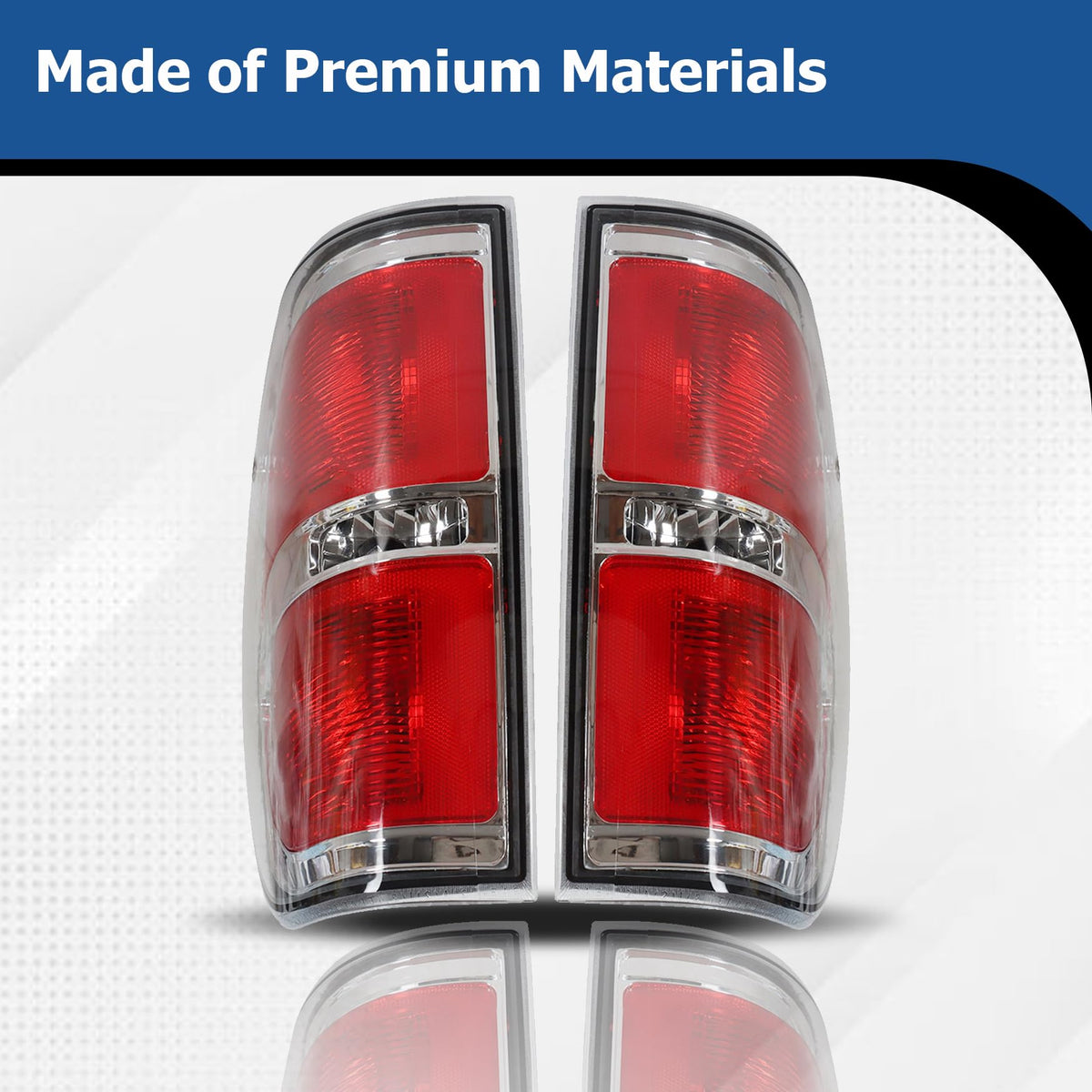WFLNHB close-up of red lens texture highlighting impact resistance and clarity