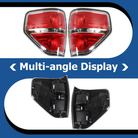 WFLNHB tail lights beside a ruler to show scale and correct dimensions for fitment