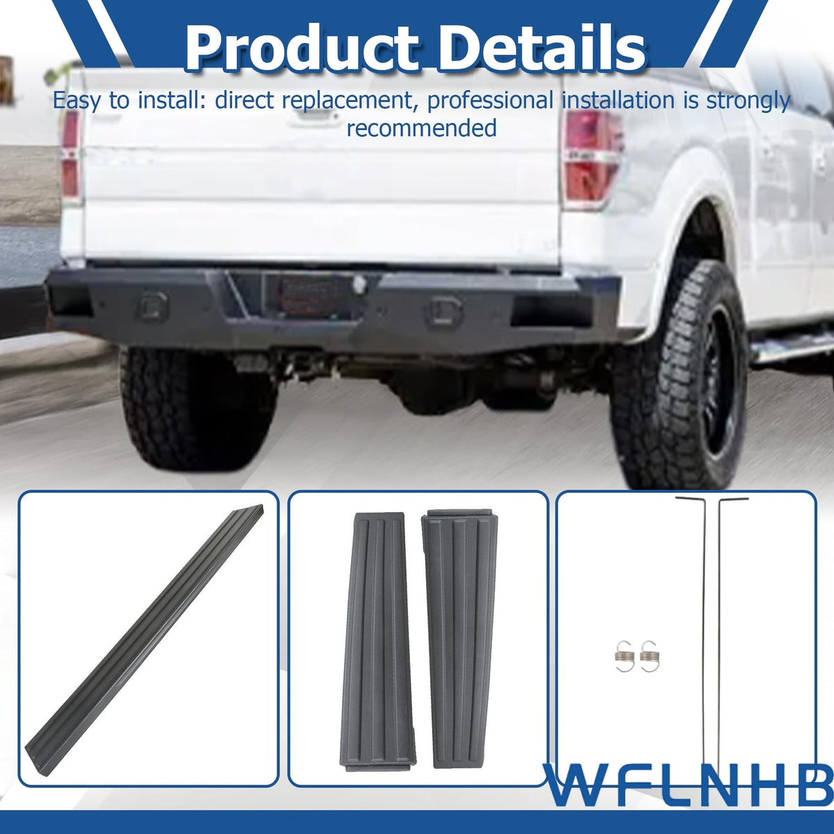 WFLNHB supplied hardware and parts laid out for easy installation