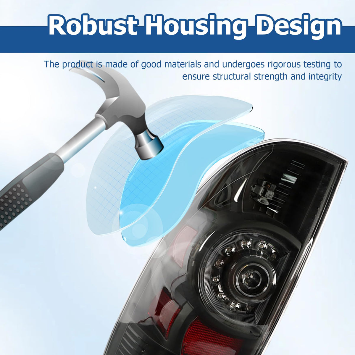 WFLNHB side profile highlighting durable housing and lens edge detail for protection