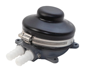 Whale Babyfoot front view showing compact pump and hose connection benefit easy installation