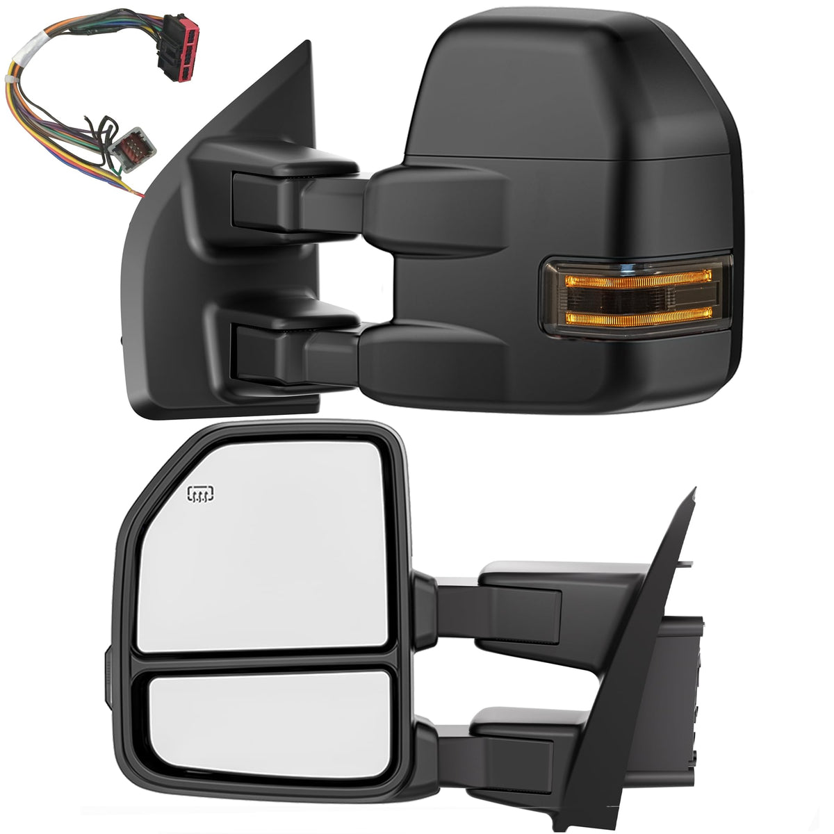 WHALEMOTOR front packaging showing complete mirror pair and benefits