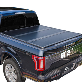 WHALEMOTOR front view of hard tri-fold cover showing sleek protection