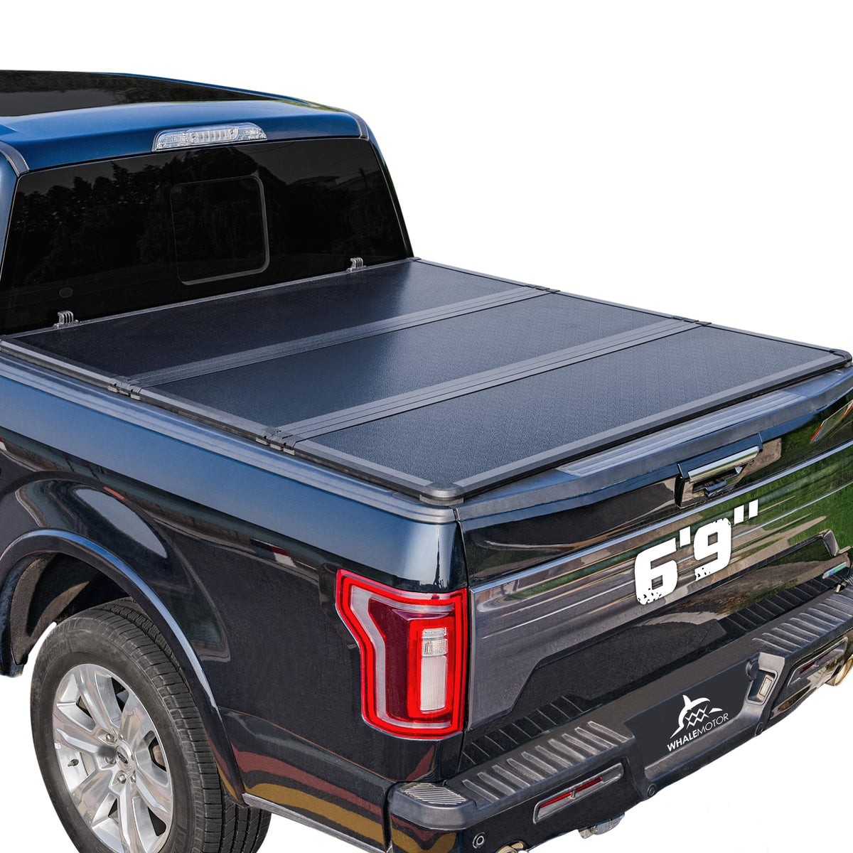 WHALEMOTOR front view installed on Ford Super Duty showing secure fit and profile