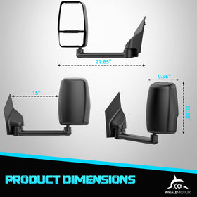 WHALEMOTOR mounting points and hardware showing plug-and-play fitment
