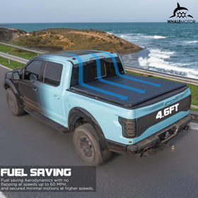 WHALEMOTOR lifestyle image of Maverick on road trip highlighting covered cargo privacy