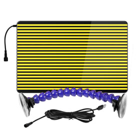 WHDZ front view LED line board showing reflective lines for accurate dent detection
