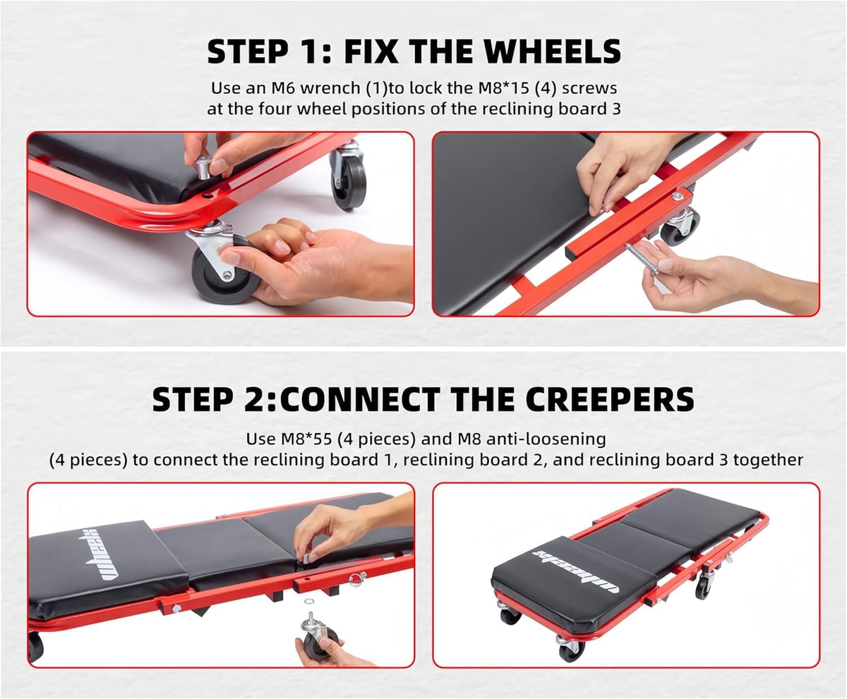 WheelX folded flat storage profile saves garage space and fits trunk