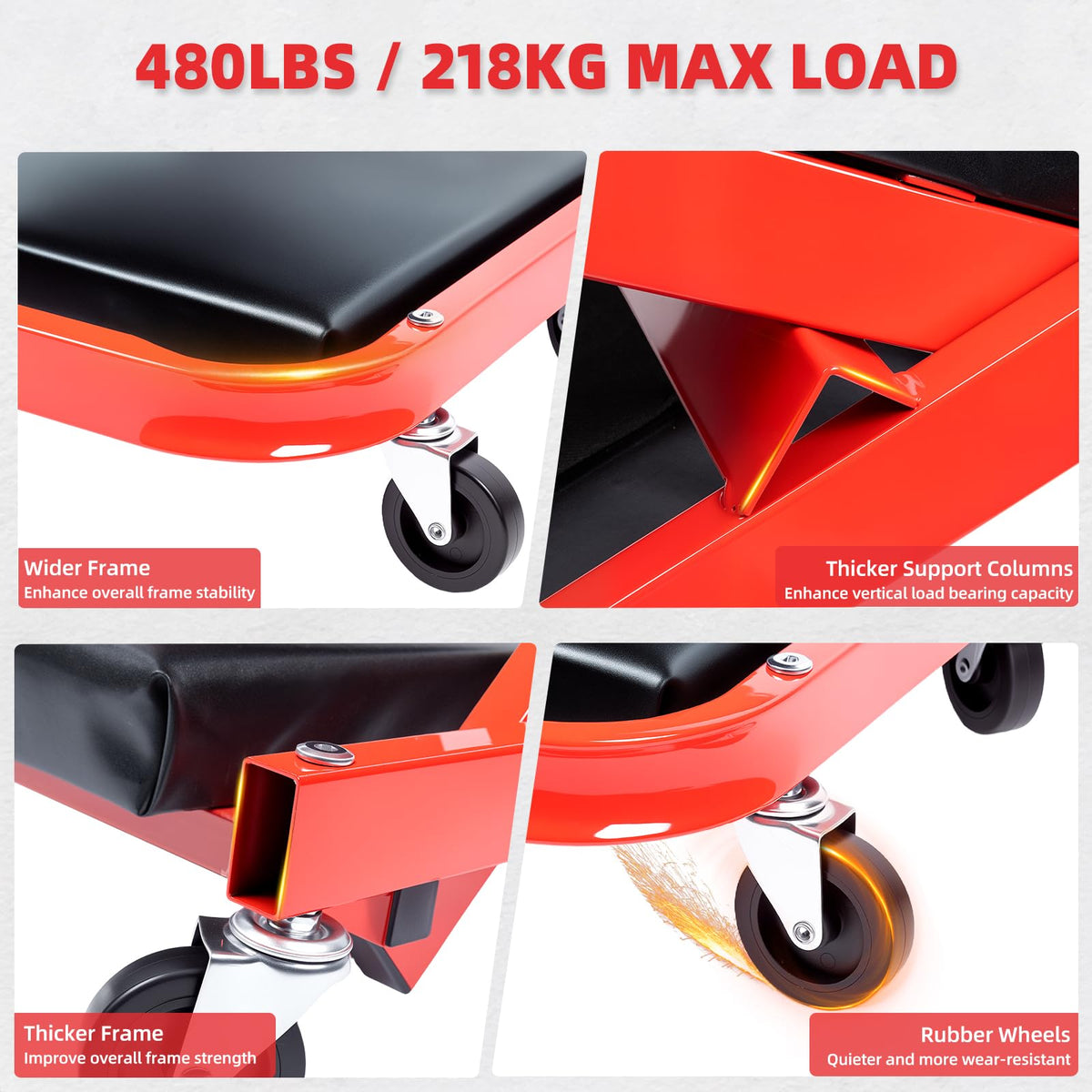 WheelX folded storage position demonstrating compact, space-saving design