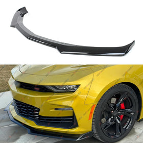WheelX front lip front view showing glossy finish and aggressive styling benefit