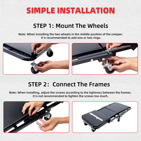 WheelX slim side profile folded for easy storage in tight spaces
