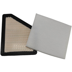 WHEELZEN cabin filter front view highlighting pleats and improved cabin air
